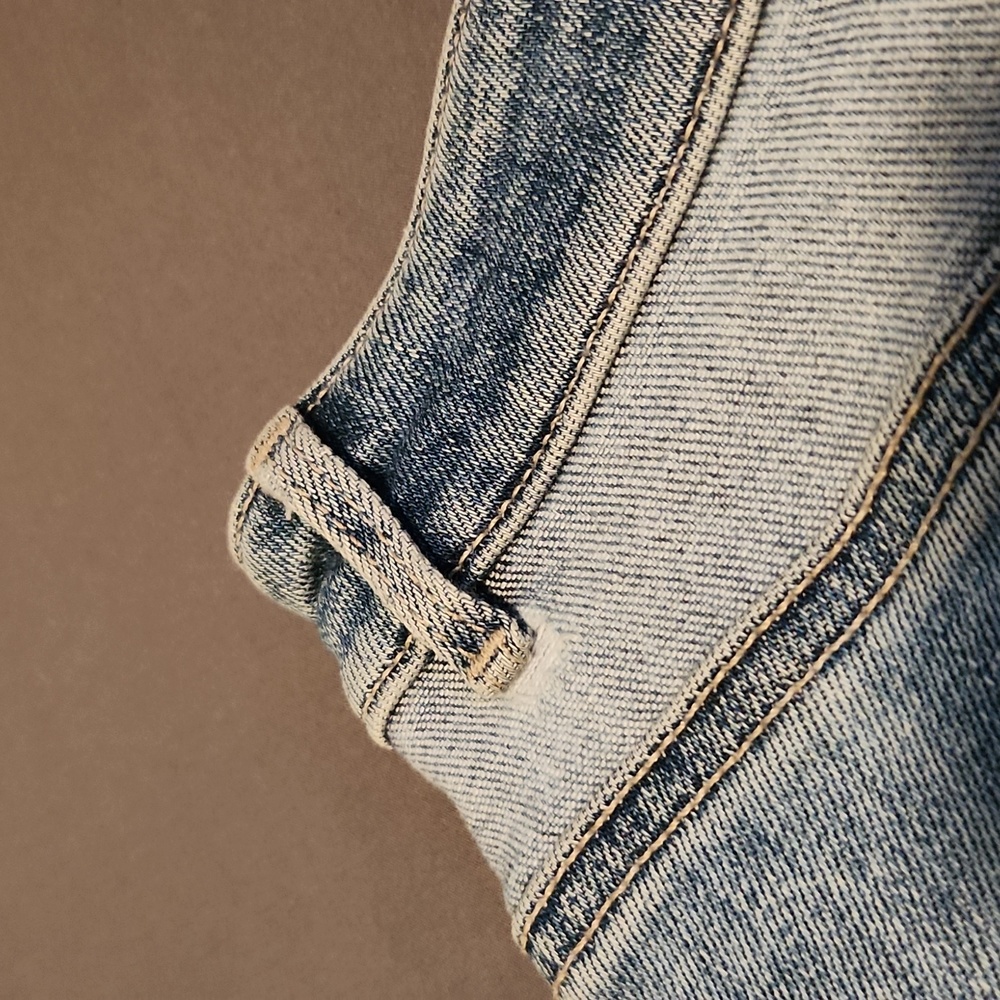 Guess Zip Split Jean Skirt - Picture 11 of 11